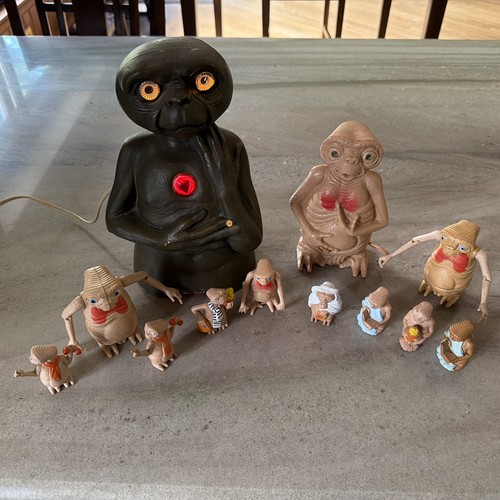 Vintage pvc figures ljn - e.t.,